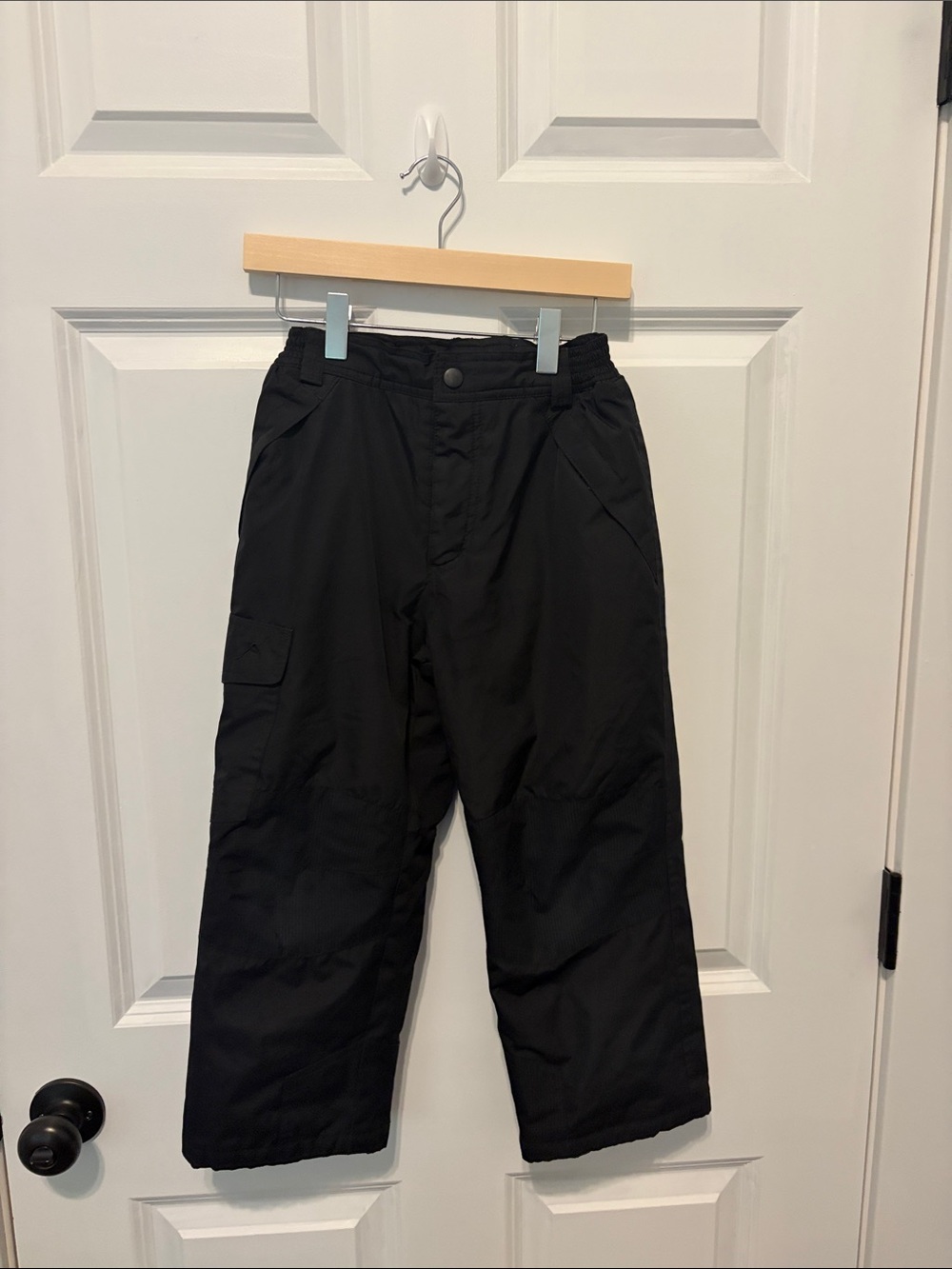 Kids Black Snow Pants